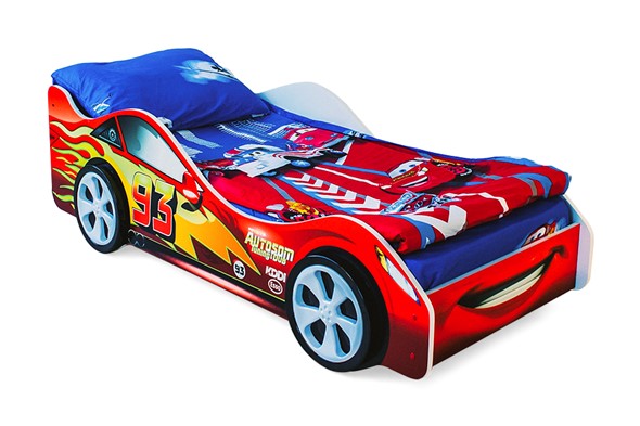 Кровать-машина детская Тачка красная в Казани - изображение