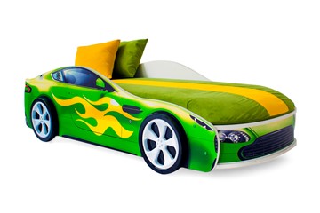 Детская кровать-машина Бондимобиль зеленый в Нижнекамске