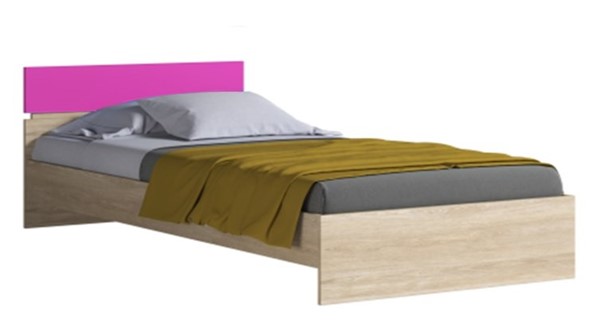 Кровать подростковая Формула, 900 розовый с основанием в Нижнекамске - изображение