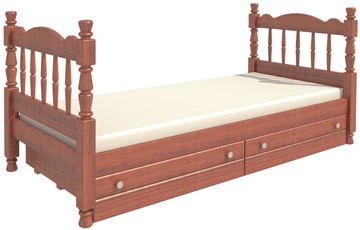 Детская кровать Алёнка (Орех) с основанием в Казани - предосмотр