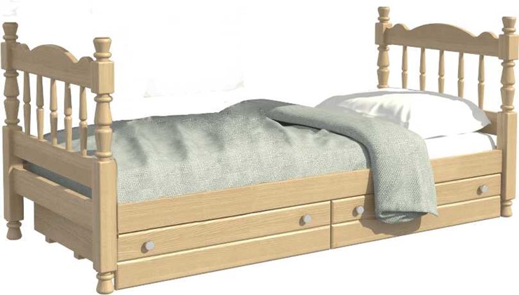 Детская кровать Алёнка (Сосна) в Альметьевске - изображение 2
