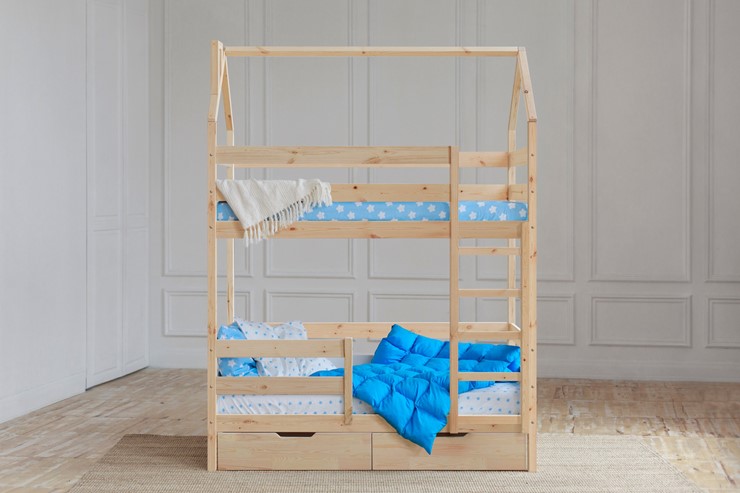 Двухъярусная кровать детям – экономия пространства родителям