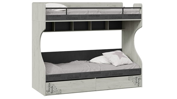 Кровать 2-ярусная Оксфорд-2 ТД-399.11.01 в Нижнекамске - изображение