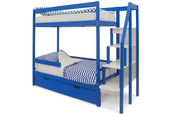 Детская двухъярусная кровать Svogen синий в Альметьевске