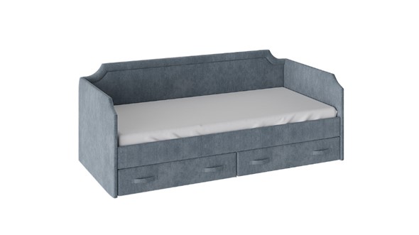 Кровать детская Кантри Тип 1, ТД-308.12.02 (Замша синяя) в Набережных Челнах - изображение