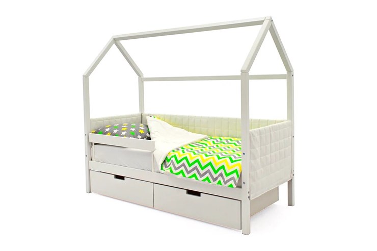 Кровать-домик детская «Svogen белая» мягкая в Альметьевске - изображение 3