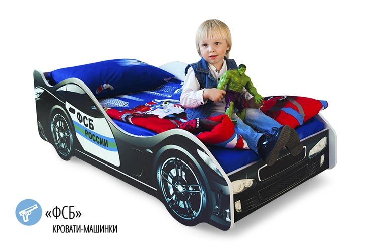 Кровать-машина детская ФСБ в Альметьевске - изображение 1
