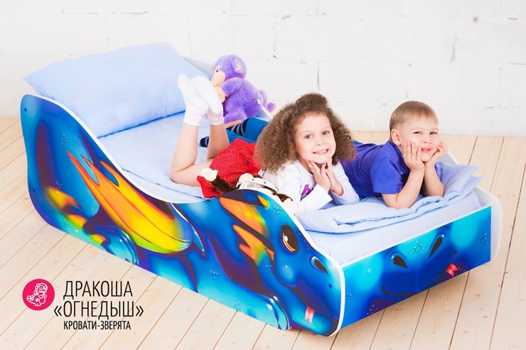 Детская кровать Дракоша-Огнедыш в Нижнекамске - изображение 3
