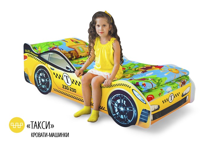 Детская кровать-машина Такси в Казани - изображение 1