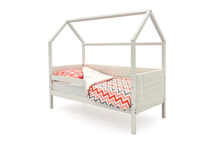Кровать-домик детская «Svogen белая» мягкая в Альметьевске - изображение 2