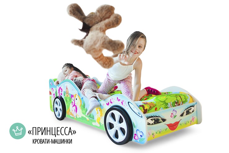 Кровать-машина детская Принцесса в Набережных Челнах - изображение 3