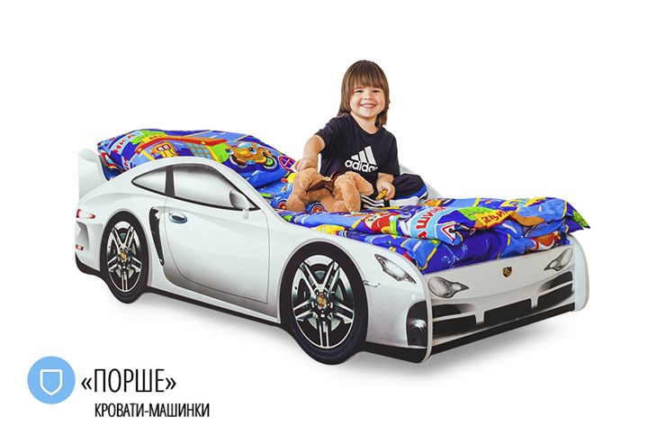 Детская кровать-машина Porsche в Набережных Челнах - изображение 1