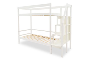 Детская 2-этажная кровать Svogen белый в Набережных Челнах - предосмотр 1