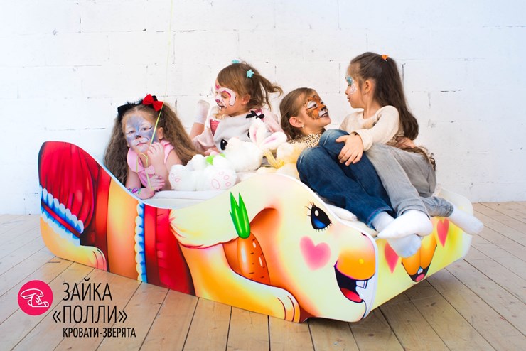 Детская кровать-зверёнок Зайка-Полли в Альметьевске - изображение 3