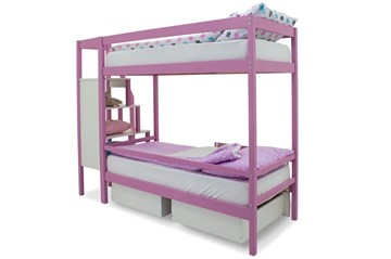 Двухъярусная детская кровать Svogen розовый в Нижнекамске - предосмотр 6