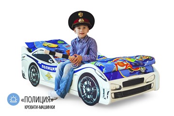 Детская кровать-машина Полиция в Альметьевске - предосмотр 1
