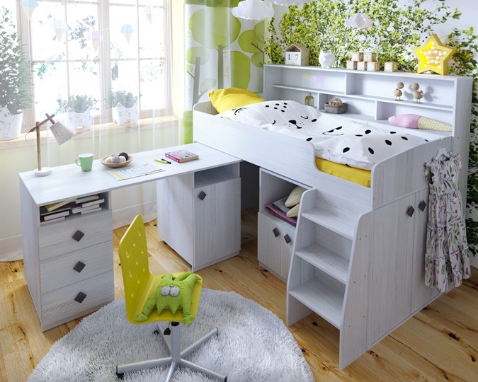 Кровать-чердак Малыш-5, цвет Винтерберг в Альметьевске - изображение 7