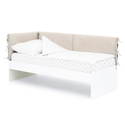 Мягкая кровать Denvas, холодный бежевый в Набережных Челнах - изображение