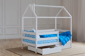 Детская кровать Домик с ящиками, цвет белый в Набережных Челнах - предосмотр 2