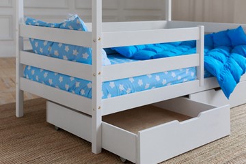 Детская кровать Домик с ящиками, цвет белый в Казани - предосмотр 3