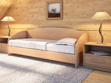 Подростковая кровать Этюд Софа, 90х200, бук бавария в Набережных Челнах