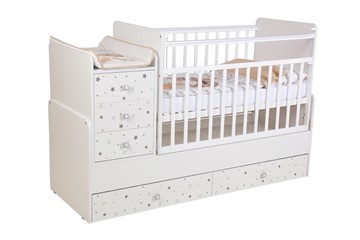 Кровать детская Фея 1100 Звездное сияние, белый в Набережных Челнах