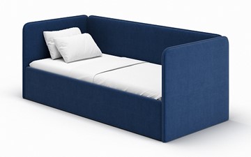 Кровать в детскую Leonardo синий 160х70 с боковиной в Альметьевске