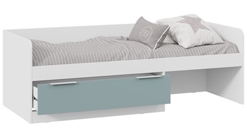 Кровать в детскую Марли Тип 1 (Белый/Серо-голубой) в Нижнекамске - предосмотр 1