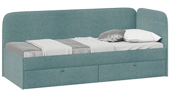 Детская кровать Молли тип 1 (80), Микровелюр Scandi Indigo 11 в Набережных Челнах