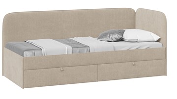 Подростковая кровать Молли тип 1 (90), Микровелюр Scandi Cream 03 в Набережных Челнах