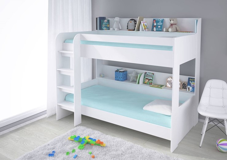 Кровать-чердак POLINI Kids Simple 5000 Белый в Альметьевске - изображение 4