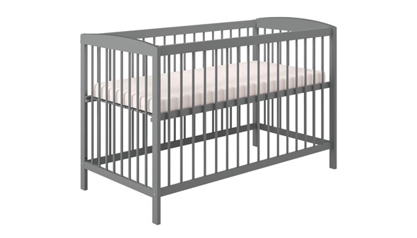 Детская кровать POLINI Kids Simple 101 Серый в Нижнекамске - изображение