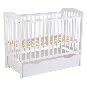 Кроватка для новорожденных POLINI Kids Simple 310-01 Белый в Альметьевске - предосмотр