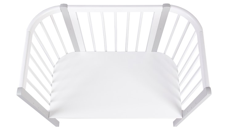 Детская кровать POLINI Kids Simple 120 Белый / Серый в Набережных Челнах - изображение 3