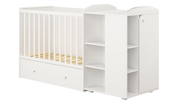 Детская кровать-шкаф с комодом POLINI Kids Ameli 800 Белый, серия AMELI в Альметьевске