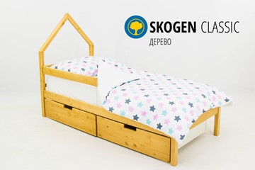 Детская кровать-домик мини Skogen дерево в Нижнекамске - предосмотр