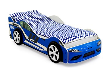 Кровать-машина в детскую Супра синяя в Альметьевске