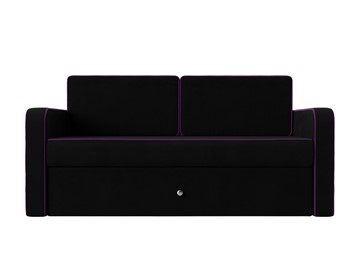 Детский диван-трансформер Смарт, Черный/Фиолетовый (Микровельвет) в Нижнекамске - предосмотр 5