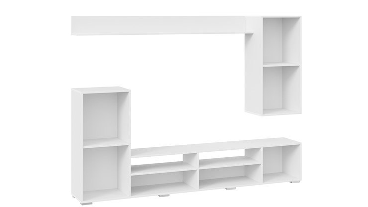 Стенка Моретти (Белый, Белый глянец) в Альметьевске - изображение 3