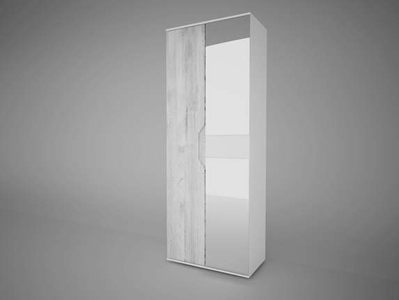 Шкаф 2-створчатый Сорренто 2 с зеркалами в Альметьевске - изображение