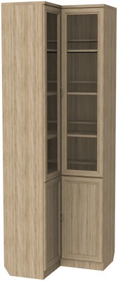 Шкаф угловой 211, цвет Дуб Сонома в Нижнекамске - изображение