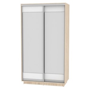 Шкаф 2-х дверный Весенний HK1, 2155х1200х600 (D2D2), ДСС-Белый в Набережных Челнах