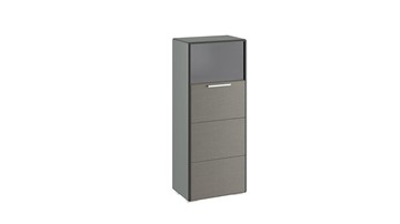 Шкаф Наоми комбинированный одностворчатый, цвет Фон серый, Джут ТД-208.07.28 в Нижнекамске