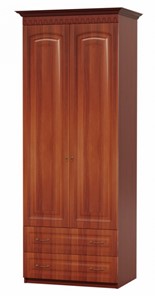 Шкаф Гармония-4, 2-х створчатый с ящиками, цвет Итальянский орех в Набережных Челнах