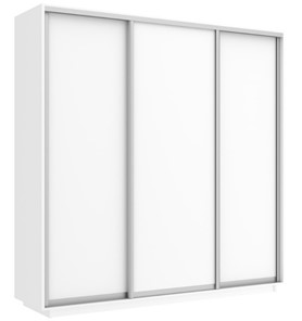 Шкаф 3-дверный Экспресс (ДСП) 2100х600х2200, белый снег в Набережных Челнах