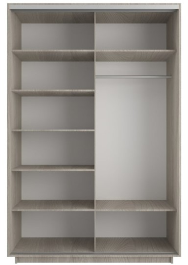 Шкаф 2-дверный Экспресс (Комби) 1200x600x2400, шимо светлый в Альметьевске - изображение 1