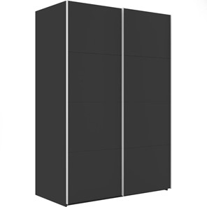 Шкаф 2-дверный Эста (ДСП/ДСП) 1800x660x2200, серый диамант в Набережных Челнах