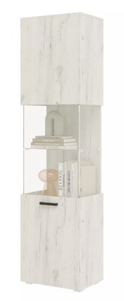 Шкаф-пенал Алтея Дуб крафт белый в Нижнекамске - изображение