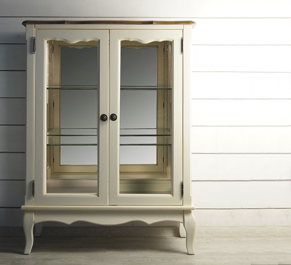 Шкаф 2-дверный Leontina для посуды (ST9318) Бежевый в Набережных Челнах - изображение 2