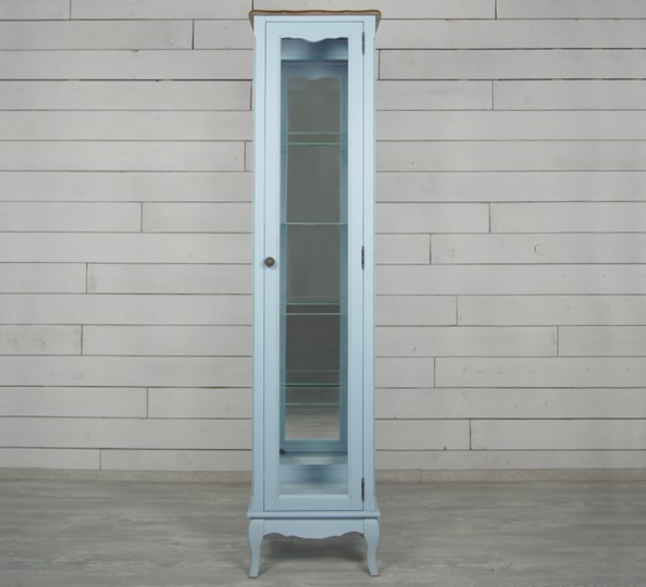 Одностворчатый шкаф Leontina для посуды (ST9319RB) Голубой в Казани - изображение 4